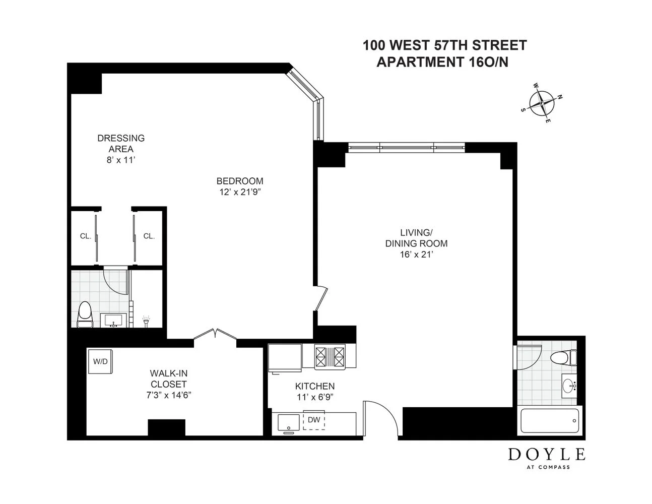 Appartement 1 Chambre à Vendre à Manhattan – 100 West 57th Street – New York – NY - 4