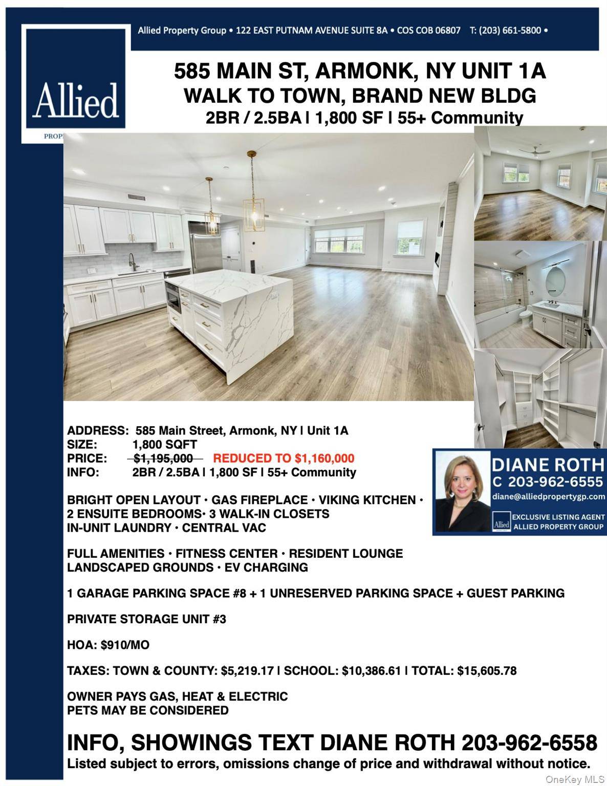 Apartamento de 2 Dormitorios en Venta en Armonk - Nueva York - EE. UU. - 2