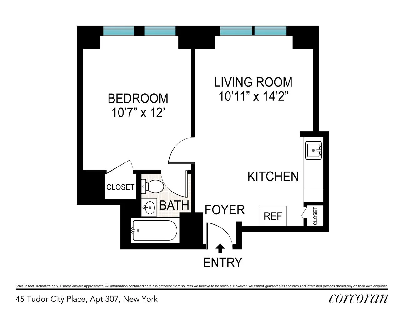 Apartamento de 1 Dormitorio en Venta en 45 Tudor City Place – Manhattan – Nueva York – NY - 6