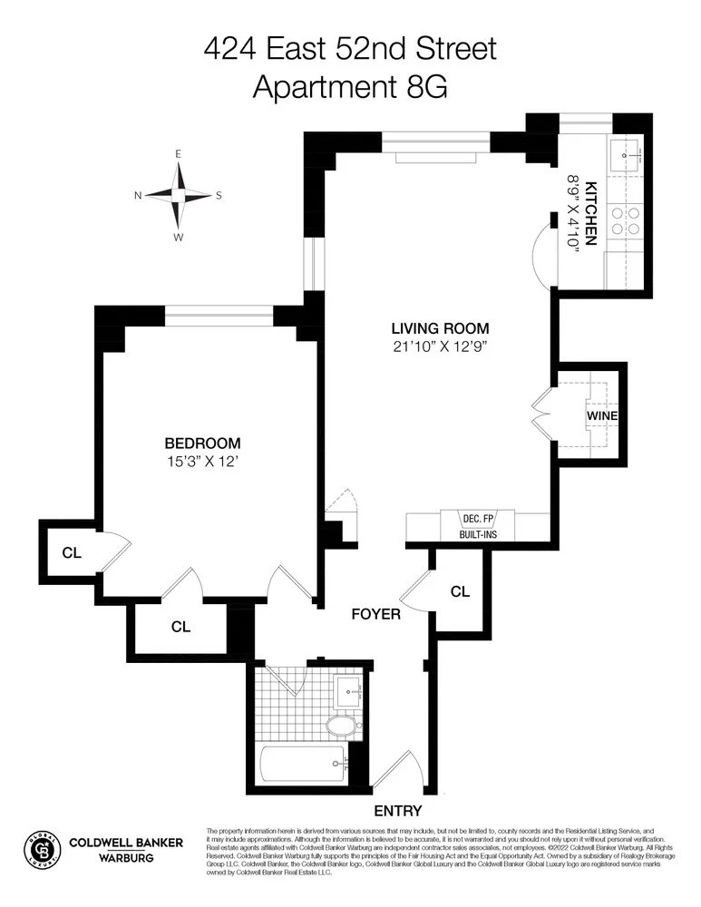 Apartamento de 1 Dormitorio en Venta en Manhattan – Midtown East – Nueva York – NY - 7