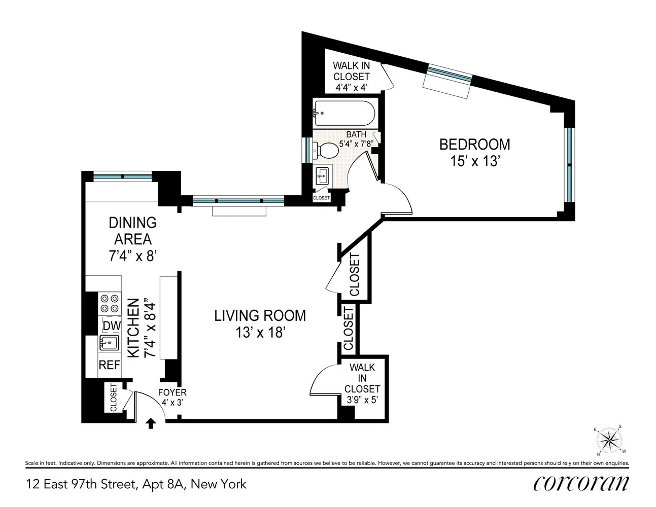 Apartamento de 1 Dormitorio en Venta en Manhattan – New York, NY - 6
