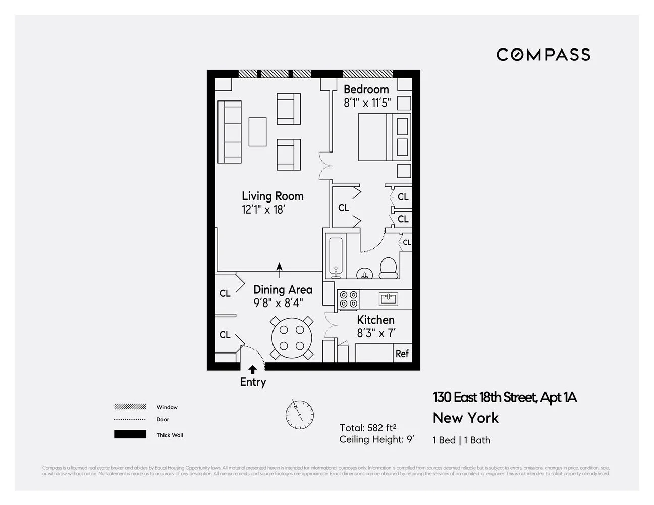 Apartamento de 1 Dormitório à Venda em Manhattan – New York, NY - 6