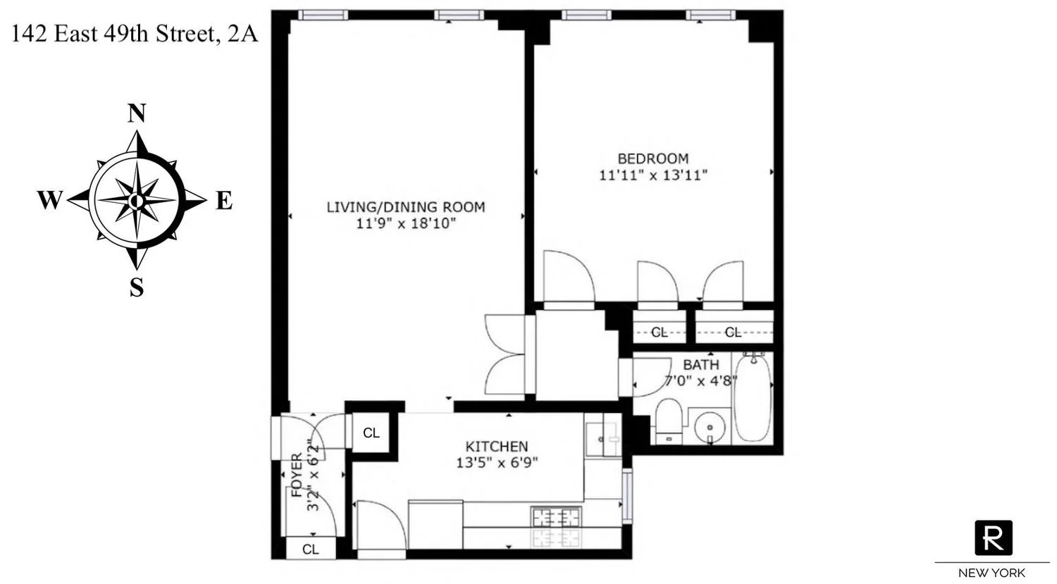 Apartamento de 1 Dormitório à Venda em Manhattan – New York, NY - 4