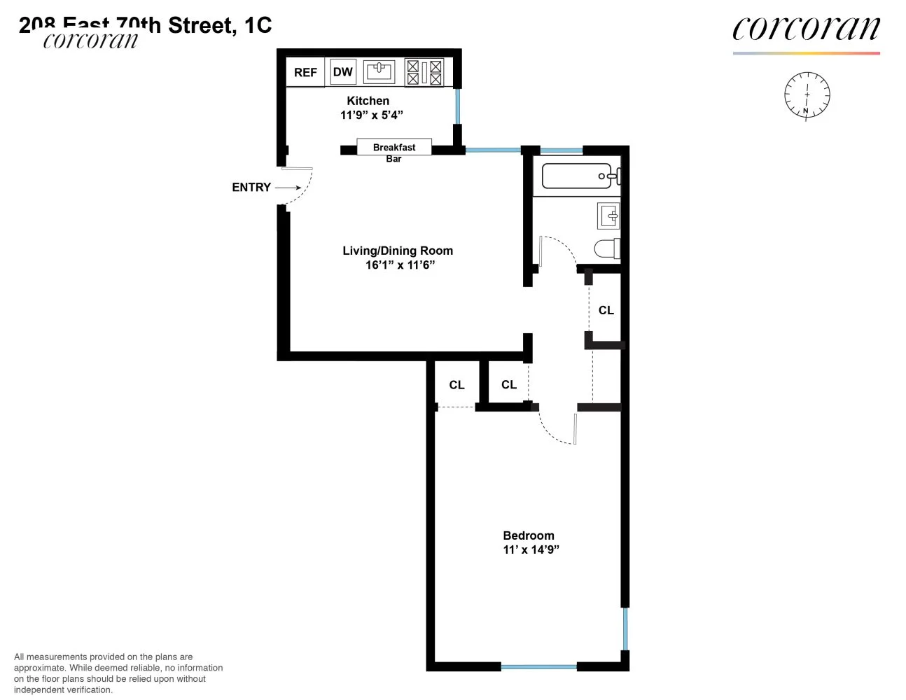 Apartamento de 1 Dormitório à Venda em Manhattan – New York, NY - 4