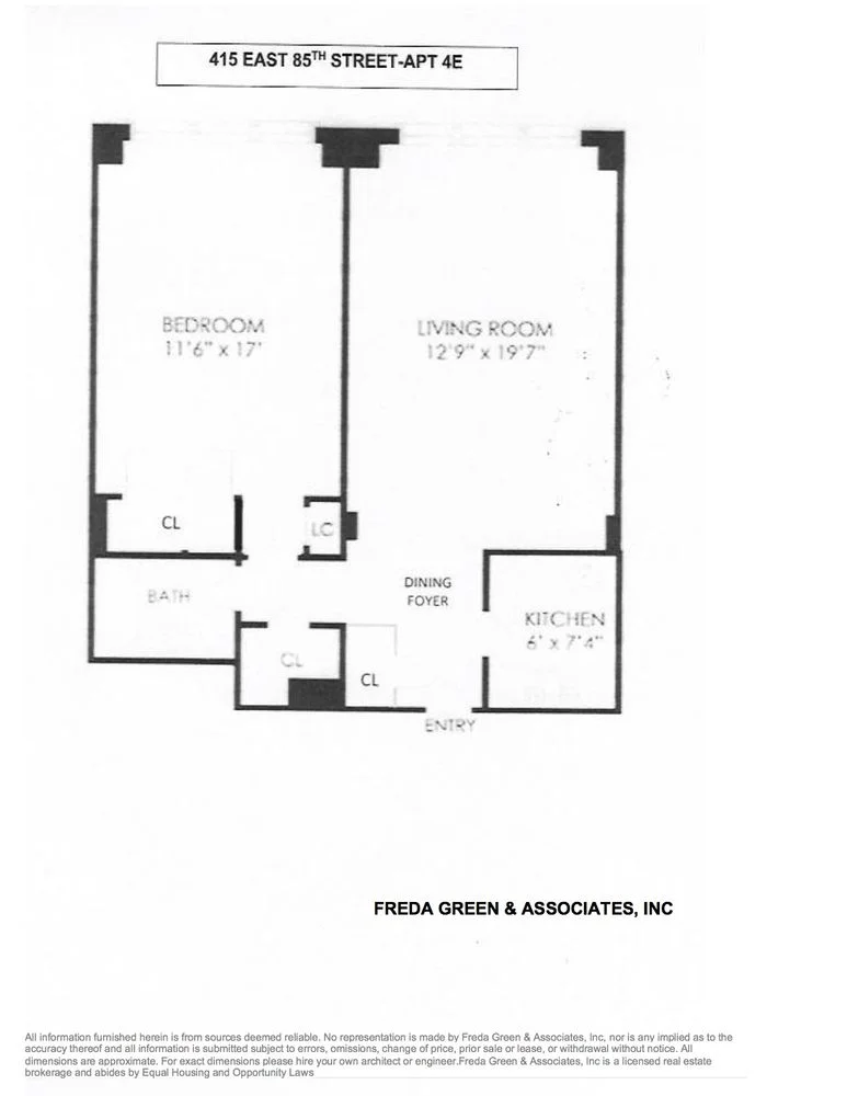 Appartement 1 Chambre à Vendre à Manhattan – New York, NY - 1