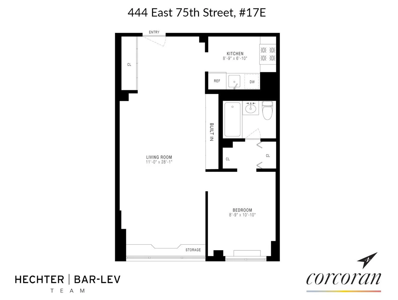 Apartamento de 1 Dormitorio en Venta en Manhattan – New York, NY - 5