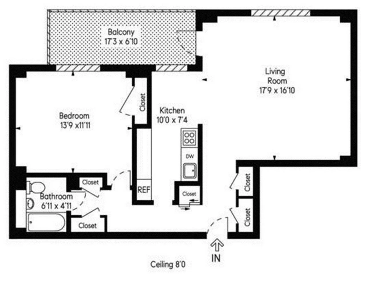 Apartamento de 1 Dormitorio en Venta en Manhattan – New York, NY - 7