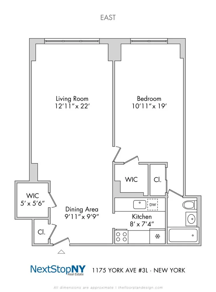 Apartamento de 1 Dormitório à Venda em Manhattan – Nova Iorque – NY - 1