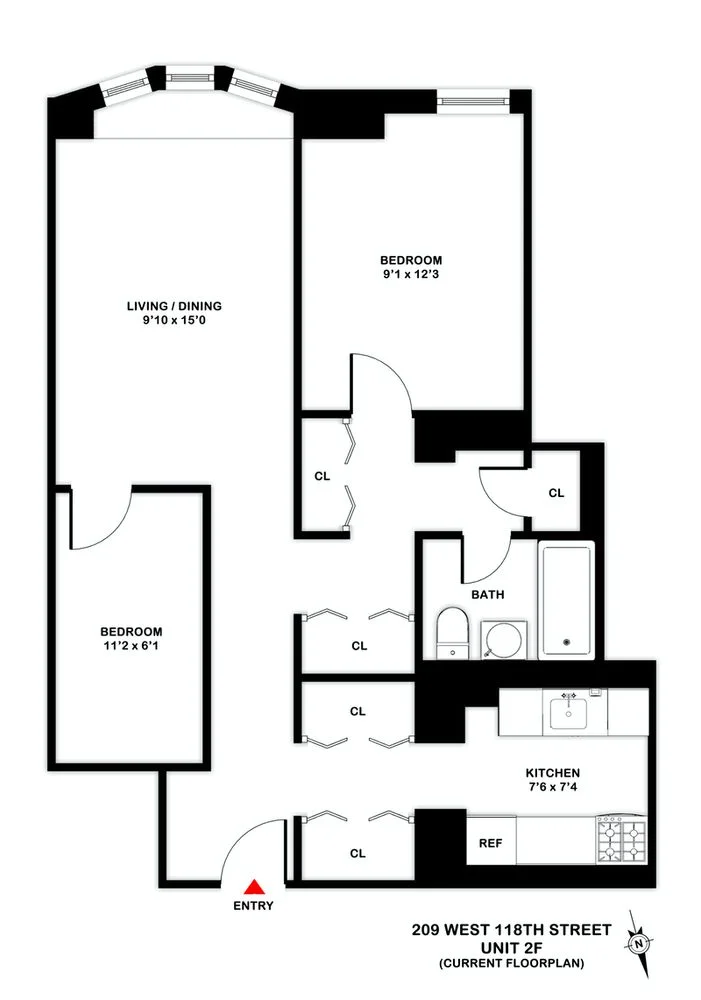 Apartamento de 1 Dormitório à Venda na 209 West 118th Street – Manhattan – New York – NY - 4