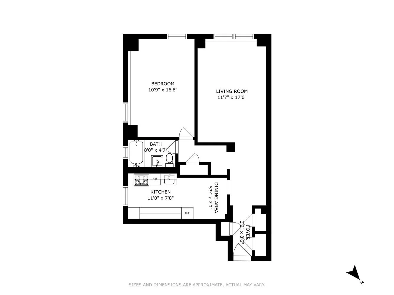 Apartamento de 1 Dormitorio en Venta en 345 West 145th Street – Manhattan – Nueva York – NY - 6