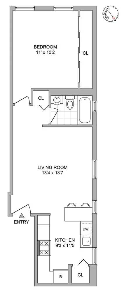 Appartement 1 Chambre à Vendre au 4 West 109th Street – Manhattan – New York – NY - 1