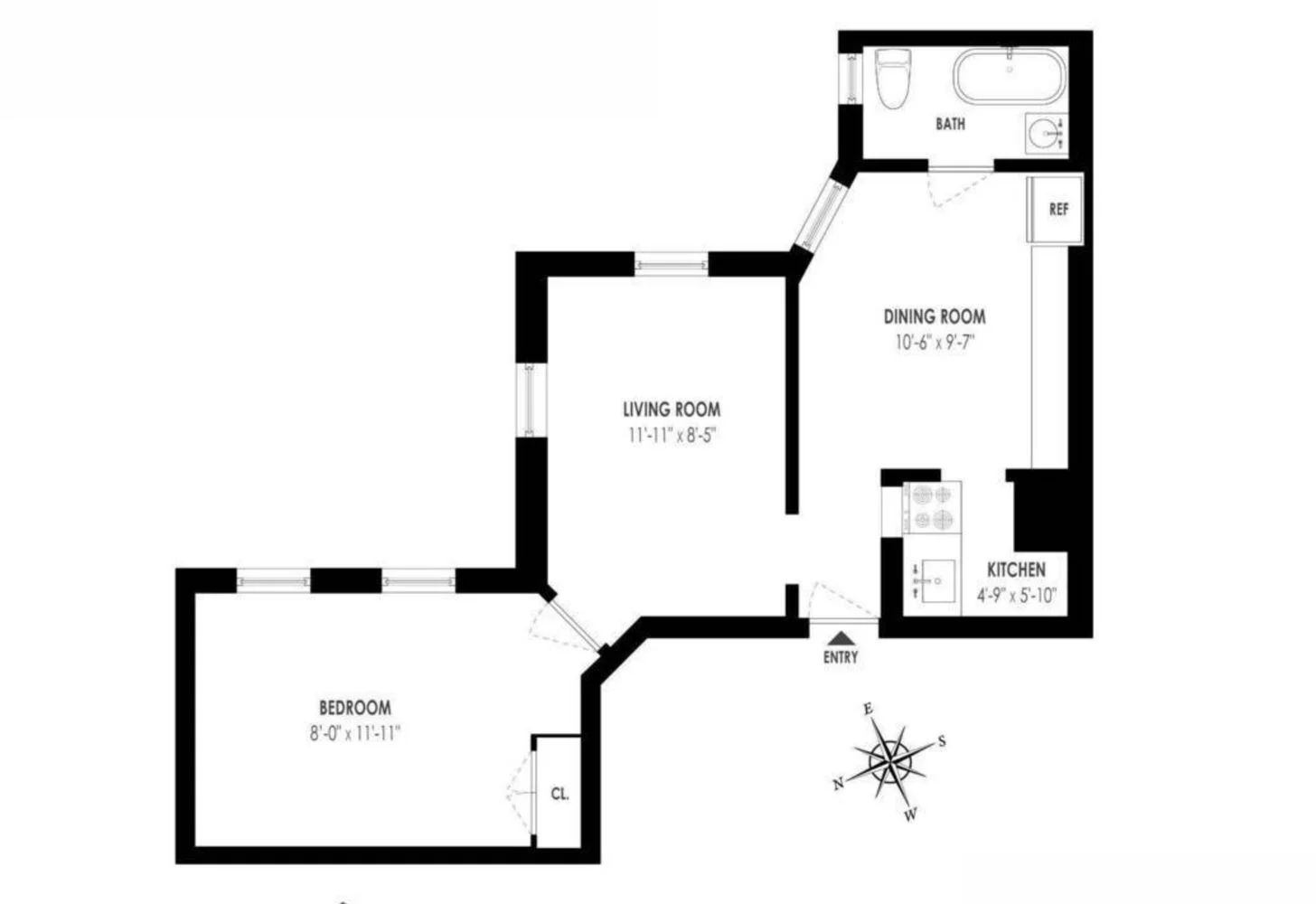 Apartamento de 1 Dormitorio en Venta en 501 West 156th Street – Manhattan – Nueva York – NY - 1