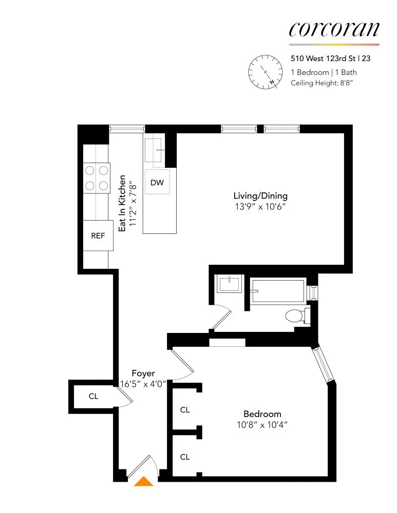 Apartamento de 1 Dormitório à Venda na 510 West 123rd Street – Manhattan, New York – NY - 6