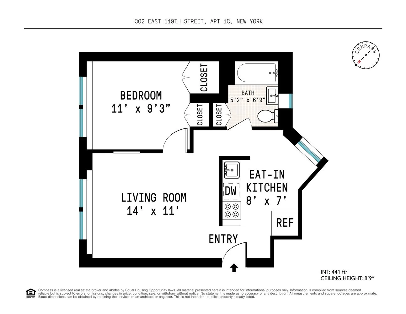 Apartamento de 1 Dormitorio en Venta en East 119th Street – East Harlem – Nueva York – NY - 6