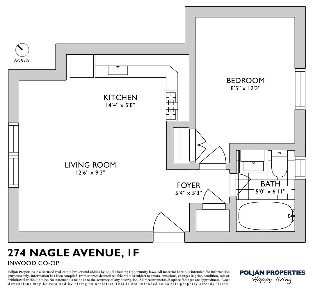 Apartamento de 1 Dormitório à Venda na Nagle Avenue – Manhattan – New York – NY - 6