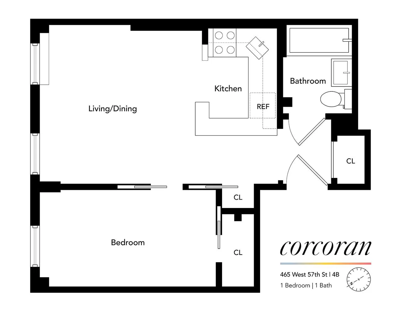 Apartamento de 1 Dormitorio en Venta en Manhattan – 465 West 57th Street – Nueva York – NY - 5