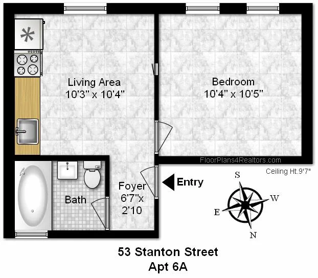Appartement 1 Chambre à Vendre au 53 Stanton Street – Manhattan, New York – NY - 6