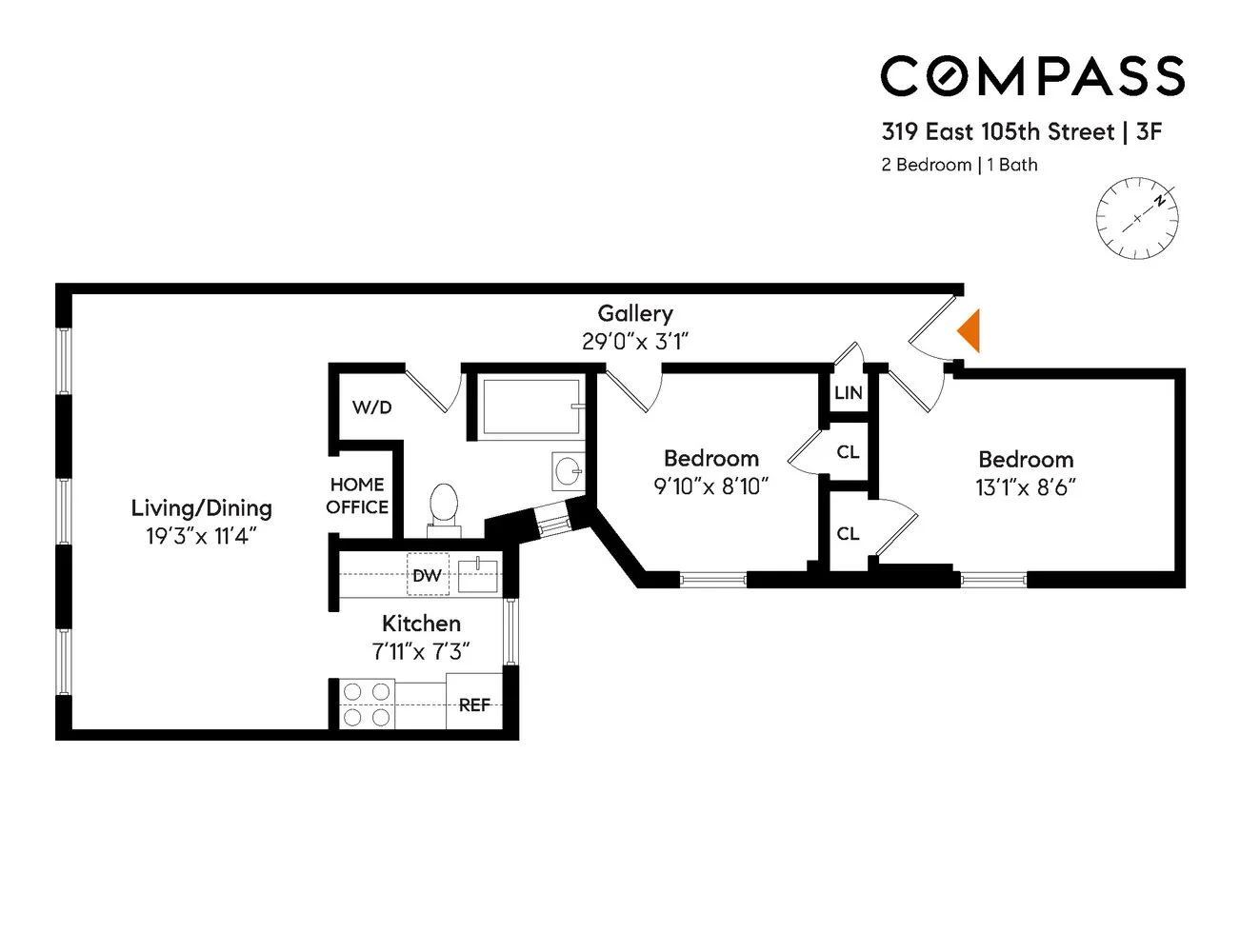 Apartamento de 2 Dormitorios en Venta en 319 East 105th Street – Manhattan – Nueva York – NY - 3