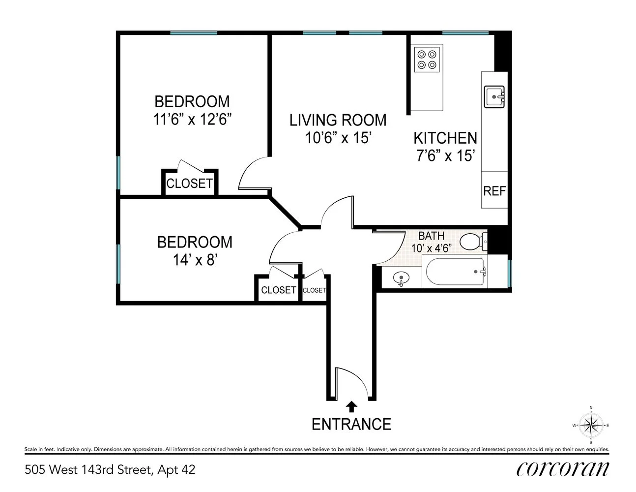 Apartamento de 2 Dormitorios en Venta en 505 West 143rd Street – Manhattan – Nueva York – NY - 5