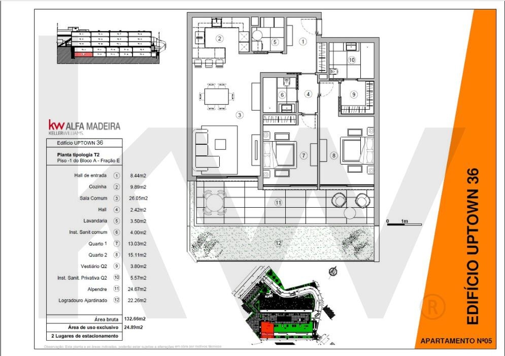 Apartamento T2 en Venta en Funchal - Isla de Madeira - Portugal - 2
