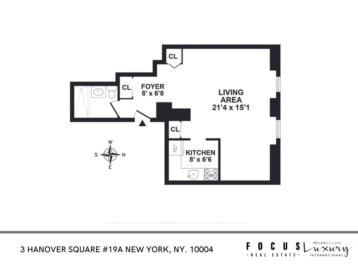 Studio à Venda em 3 Hanover Square – Manhattan, Nova Iorque – NY - 7